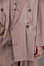 DOUBLE BREASTED ASYMMETRIC JACKET