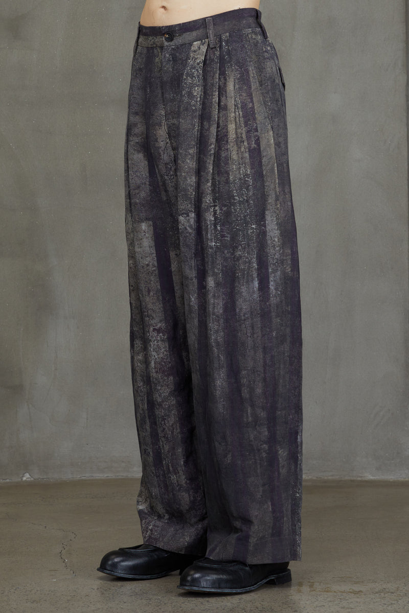DIGITAL PRINT WIDE LEG TROUSERS