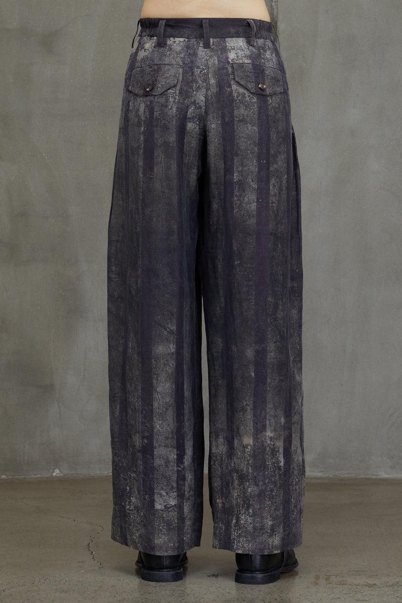 DIGITAL PRINT WIDE LEG TROUSERS