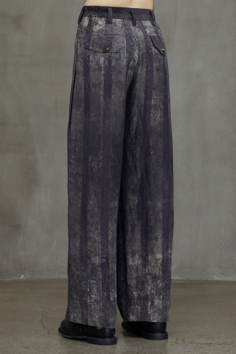 DIGITAL PRINT WIDE LEG TROUSERS
