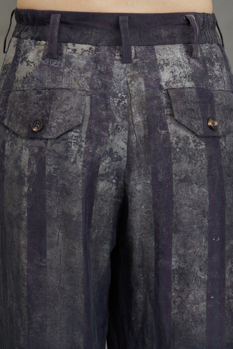 DIGITAL PRINT WIDE LEG TROUSERS