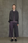 SPREAD COLLAR CROPPED JACKET