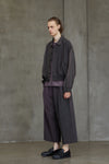 SPREAD COLLAR CROPPED JACKET