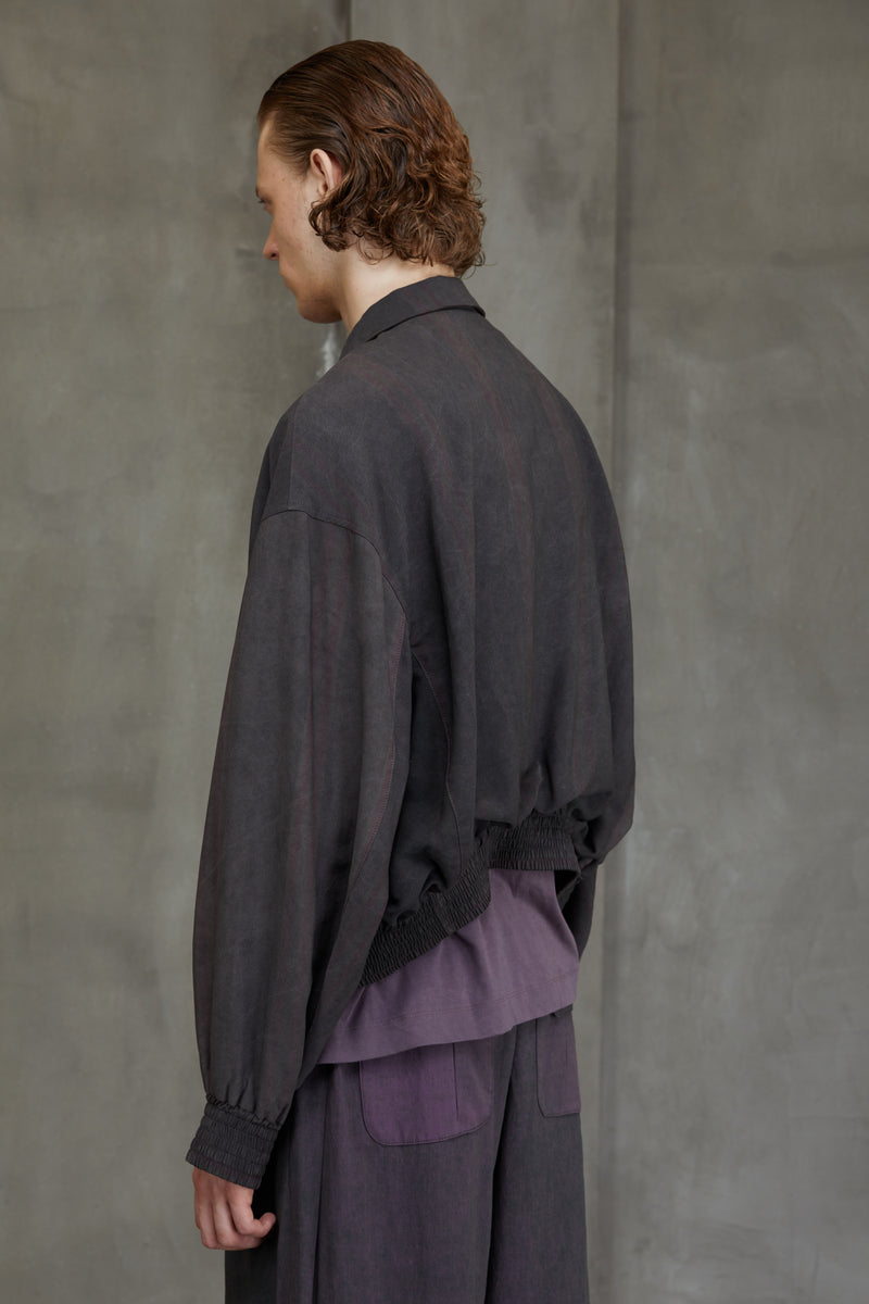 SPREAD COLLAR CROPPED JACKET