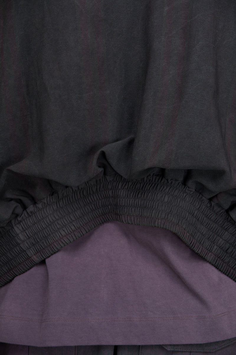 SPREAD COLLAR CROPPED JACKET