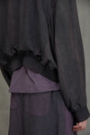 SPREAD COLLAR CROPPED JACKET
