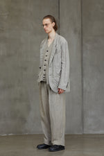 HIDDEN PATCHWORK 2 BUTTON JACKET