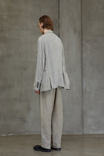 HIDDEN PATCHWORK 2 BUTTON JACKET