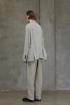 HIDDEN PATCHWORK 2 BUTTON JACKET