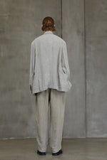 HIDDEN PATCHWORK 2 BUTTON JACKET