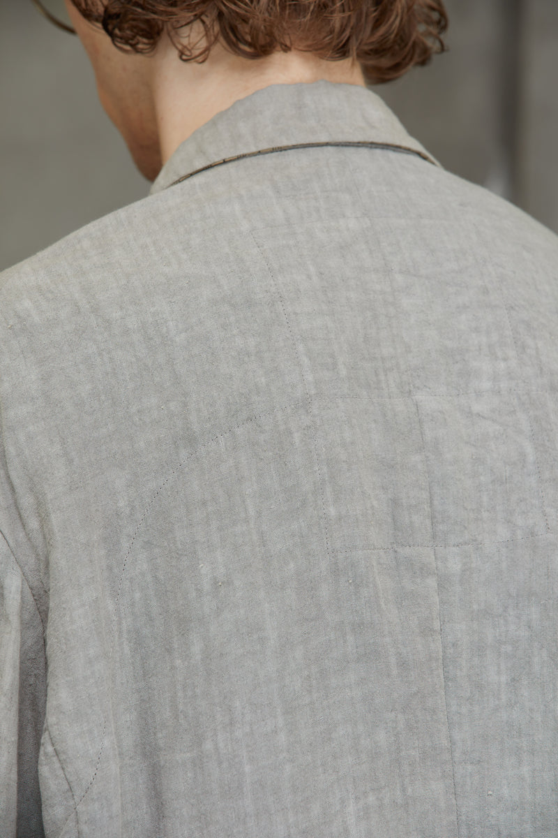 HIDDEN PATCHWORK 2 BUTTON JACKET