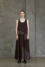 SLEEVELESS COLLAGED DRESS