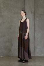 SLEEVELESS COLLAGED DRESS