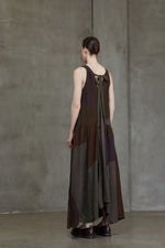 SLEEVELESS COLLAGED DRESS