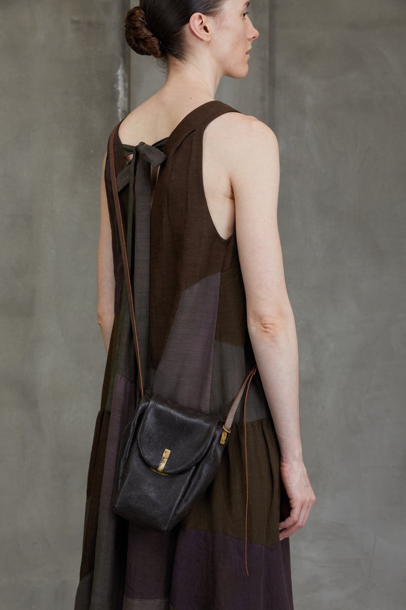 SLEEVELESS COLLAGED DRESS