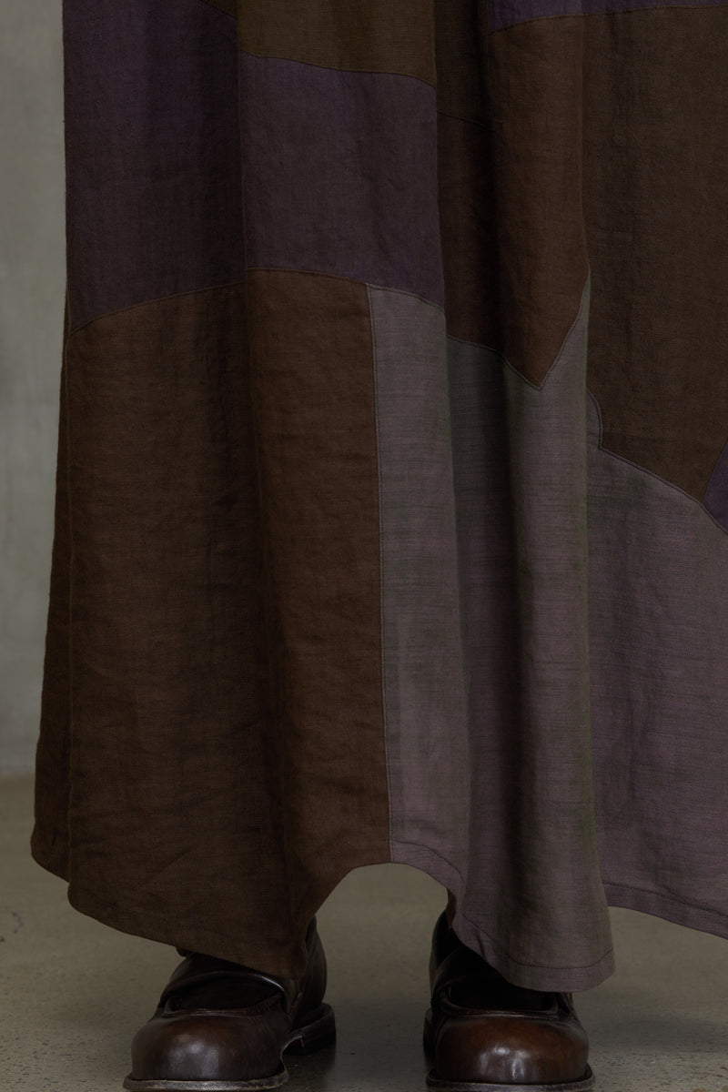 SLEEVELESS COLLAGED DRESS