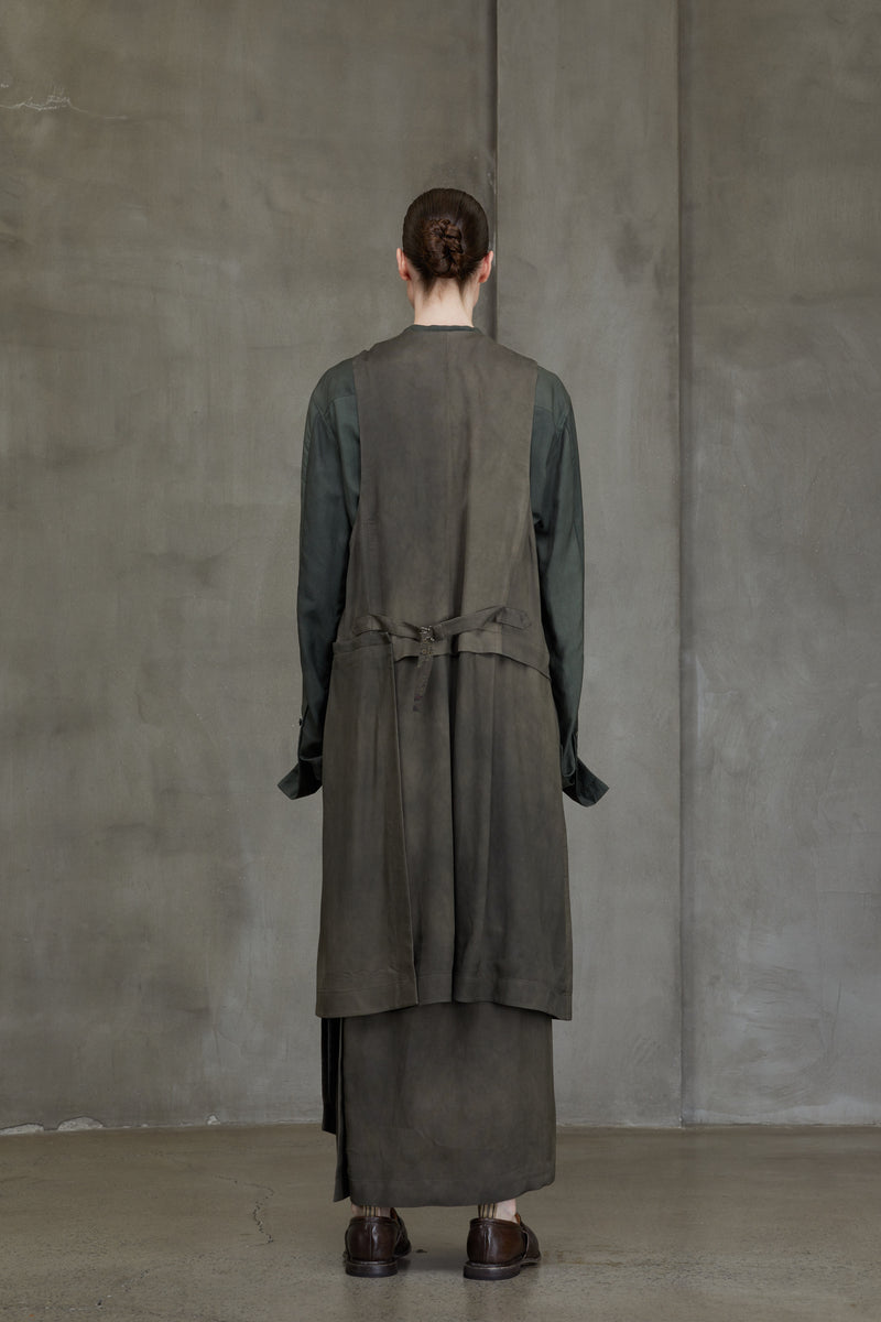 DOUBLE BREASTED LONG WAISTCOAT