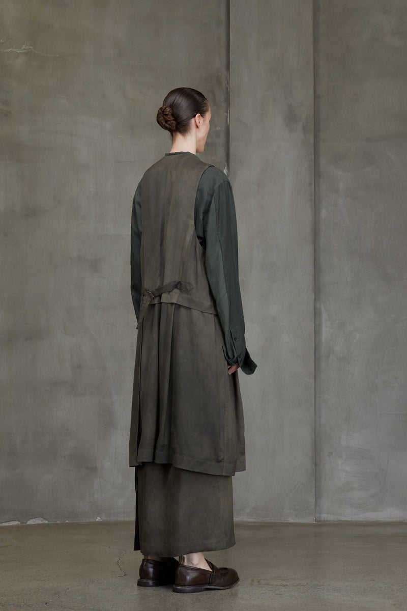 DOUBLE BREASTED LONG WAISTCOAT