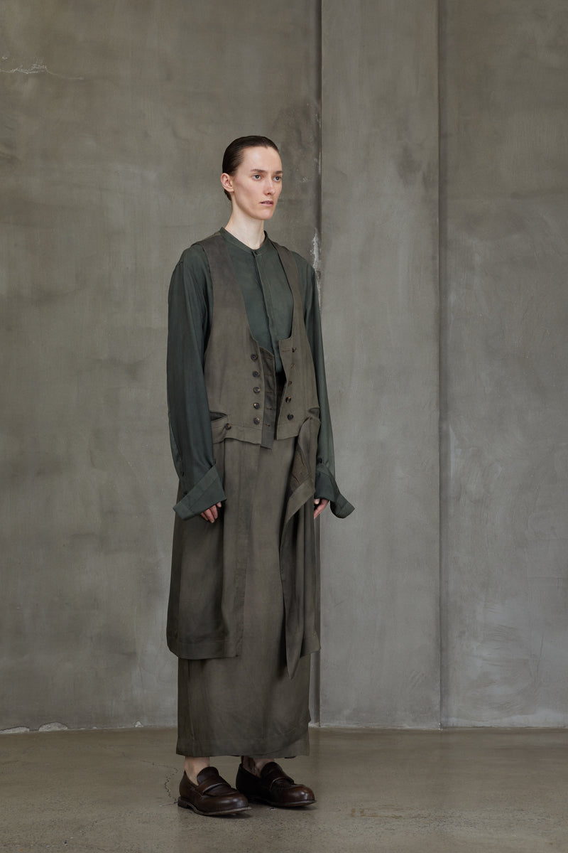 DOUBLE BREASTED LONG WAISTCOAT