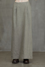 BACK ZIP LONG SKIRT