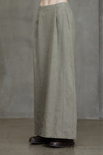 BACK ZIP LONG SKIRT