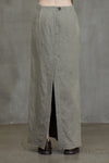 BACK ZIP LONG SKIRT