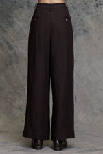 HIGH WAIST WIDE LEG TROUSERS