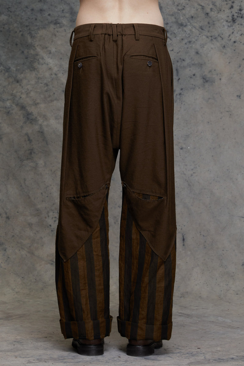 ELONGATED PATCHWORK TROUSERS