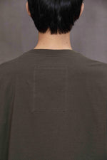 “太湖石”印花短袖短款T恤