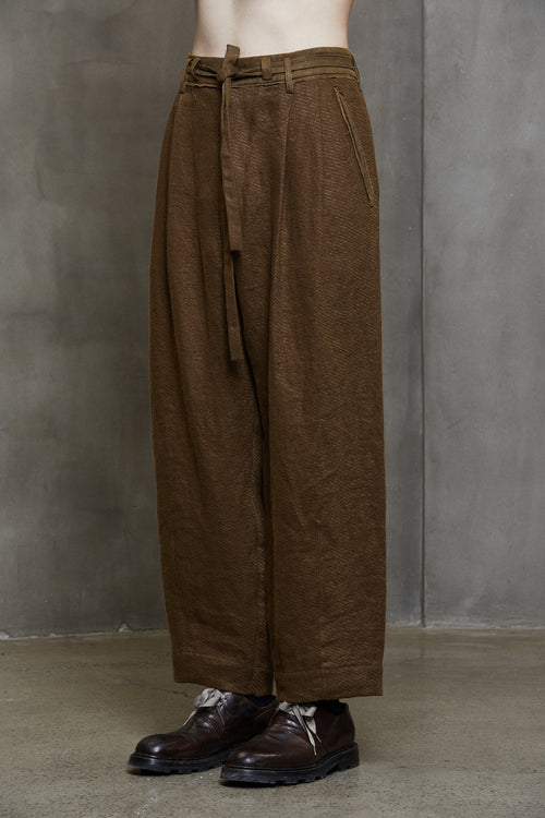 HALF DRAWSTRING TROUSERS