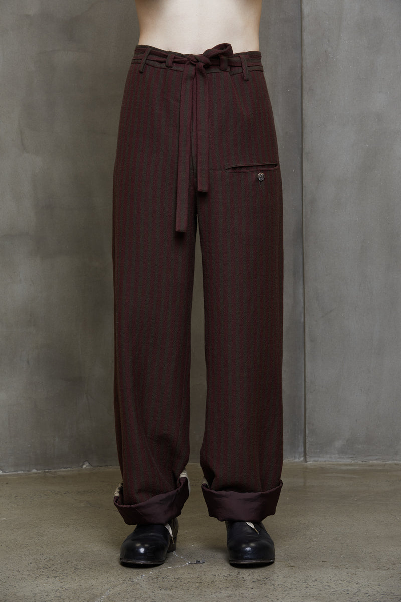 sunsea 16aw british wool straight pants-