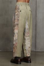 ASSYMETRICAL PANELED TROUSERS